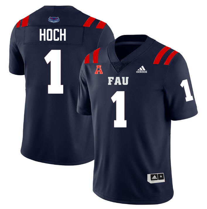 Branden Hoch FAU Jersey,Florida Atlantic Owls Football Jersey,Uniforms,Gears-Navy